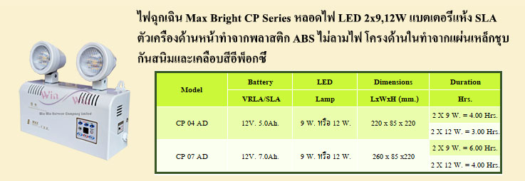  Emergency Light CPAD Series
