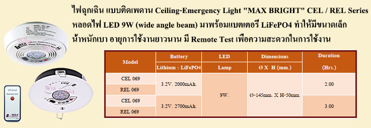 Emergency Light CEL Series